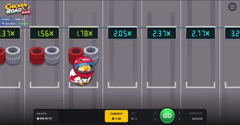 Chicken Road Race App gameplay
